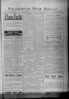 The front page of Pocahontas star herald, Pocahontas, Randolph County, Ark.;Pocahontas, AR, October 14, 1926