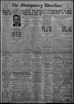 The front page of The Montgomery advertiser, Montgomery, Ala., November 4, 1926