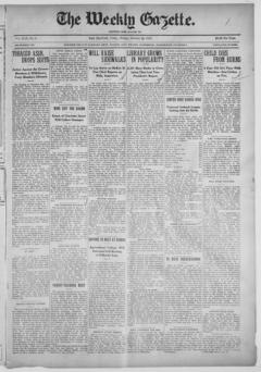 The front page of The weekly gazette, East Hartford, CT, October 22, 1926