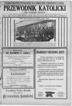 The front page of Przewodnik katolicki, New Britain, Conn., October 22, 1926