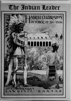 The front page of The Indian leader, Lawrence, Kan., October 29, 1926