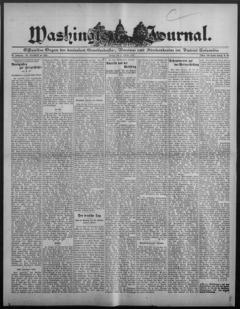 The front page of Washington Journal, Washington, D.C., October 15, 1926