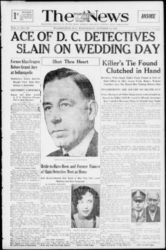 The front page of The Washington daily news, Washington, D.C., October 13, 1926