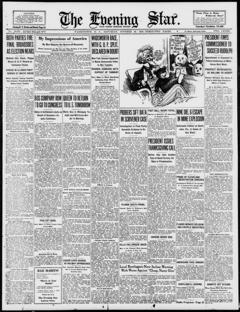 The front page of Evening star, Washington, D.C., October 30, 1926