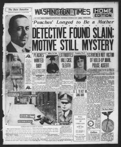 The front page of The Washington times, Washington [D.C.], October 13, 1926