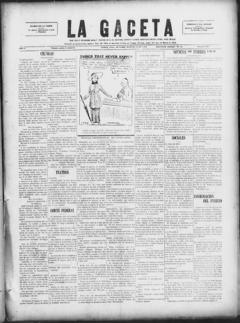 The front page of La gaceta, Tampa, Fla., October 12, 1926