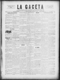 The front page of La gaceta, Tampa, Fla., October 13, 1926
