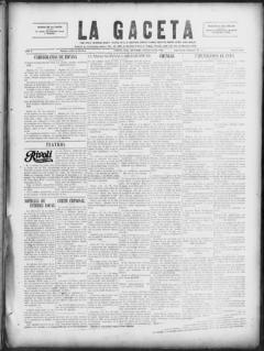 The front page of La gaceta, Tampa, Fla., October 14, 1926