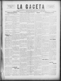 The front page of La gaceta, Tampa, Fla., October 16, 1926