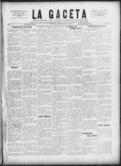 The front page of La gaceta, Tampa, Fla., October 19, 1926