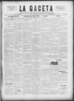The front page of La gaceta, Tampa, Fla., October 21, 1926