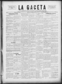 The front page of La gaceta, Tampa, Fla., October 26, 1926