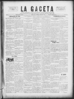 The front page of La gaceta, Tampa, Fla., October 28, 1926
