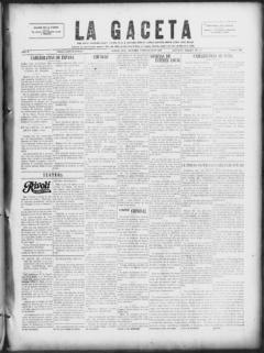 The front page of La gaceta, Tampa, Fla., October 29, 1926