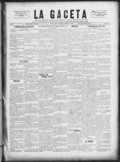 The front page of La gaceta, Tampa, Fla., October 30, 1926