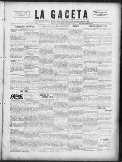 The front page of La gaceta, Tampa, Fla., November 3, 1926