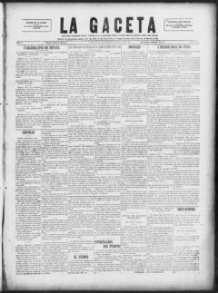 The front page of La gaceta, Tampa, Fla., November 6, 1926