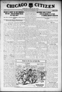 The front page of Chicago citizen, Chicago, Ill., November 6, 1926
