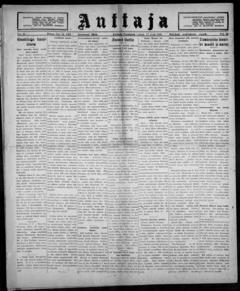 The front page of Auttaja, Ironwood, Mich., October 14, 1926