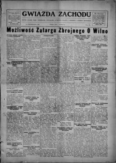 The front page of Gwiazda zachodu = Western star, Omaha, Neb., October 22, 1926