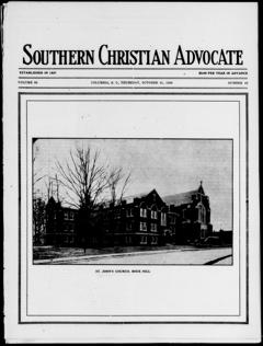 The front page of Southern Christian advocate, Charleston, S.C., October 21, 1926