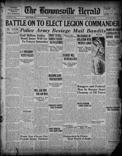 The front page of Brownsville herald, Brownsville, Tex., October 15, 1926