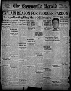 The front page of Brownsville herald, Brownsville, Tex., October 30, 1926