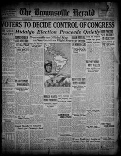 The front page of Brownsville herald, Brownsville, Tex., November 2, 1926