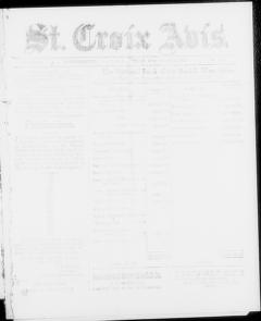 The front page of St. Croix avis, Christiansted, St. Croix [V.I.], October 15, 1926