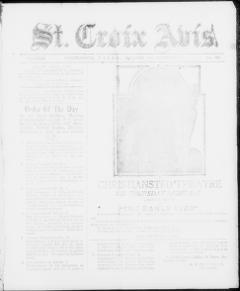 The front page of St. Croix avis, Christiansted, St. Croix [V.I.], November 4, 1926