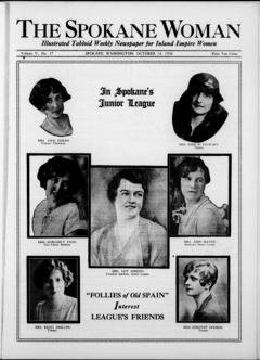The front page of The Spokane woman, Spokane, Wash., October 14, 1926