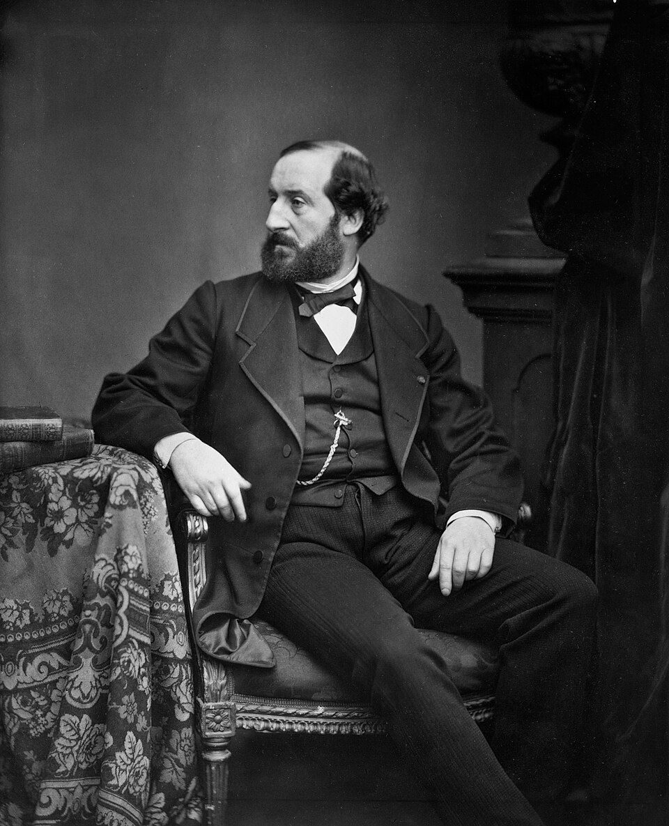 Woodburytype of Émile Augier