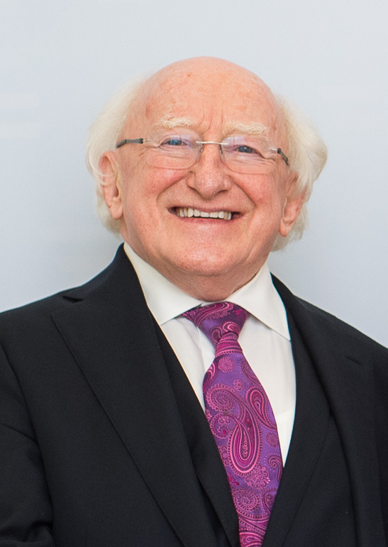 Am 06.04.2022 empfing Außenminister Alexander Schallenberg den irischen Präsidenten Michael D. Higgins in Wien. © BMEIA / Gruber