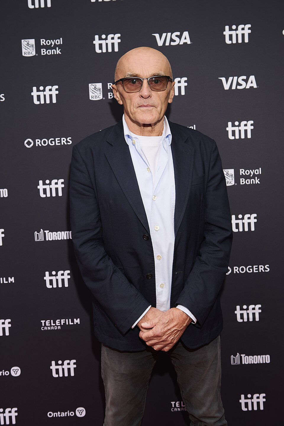 Danny Boyle attends the premiere of 'Ink' during the 2026 Toronto International Film Festival at Princes of Wales Theatre in Toronto, Ontario, Canada on…