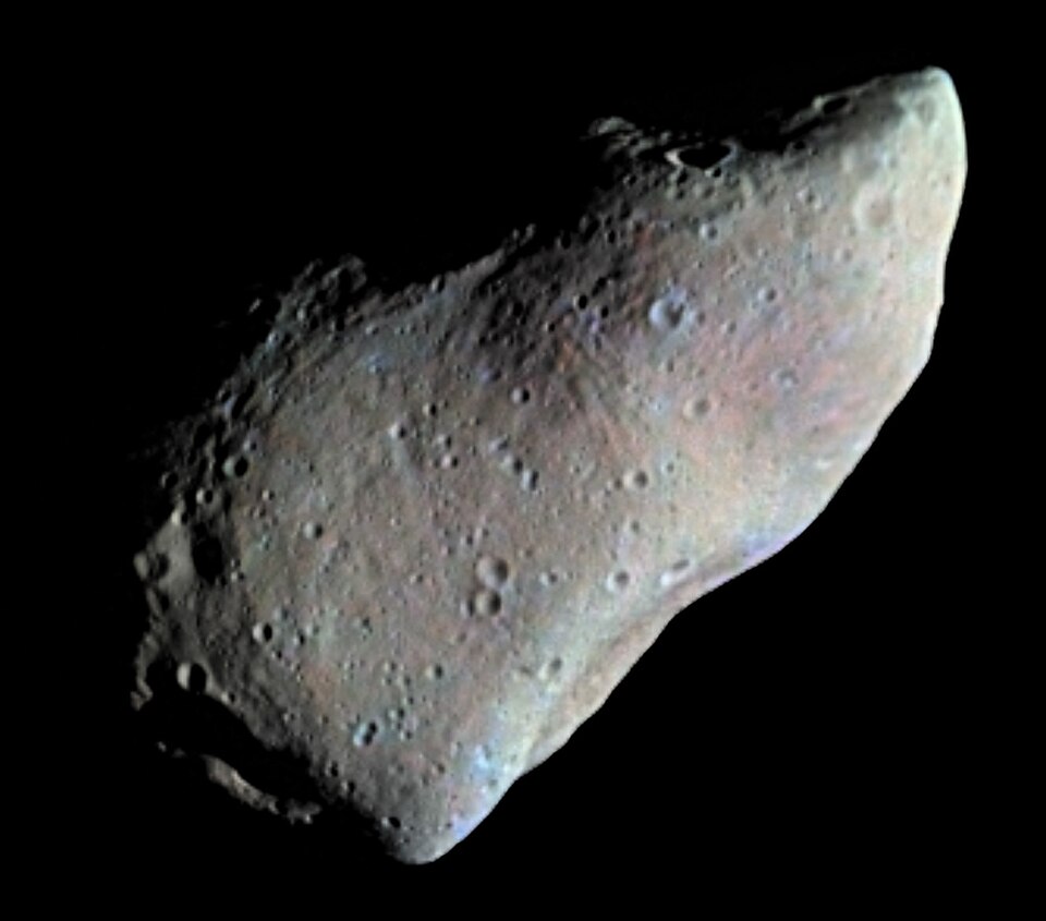 Asteroid en:951 Gaspra . Calvin J. Hamilton's website View of the Solar System describes this image as follows: "This picture Gaspra is a combination of the…