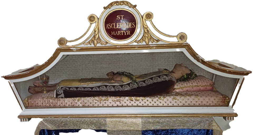 Reliquie in der Erlöserkirche in Wien