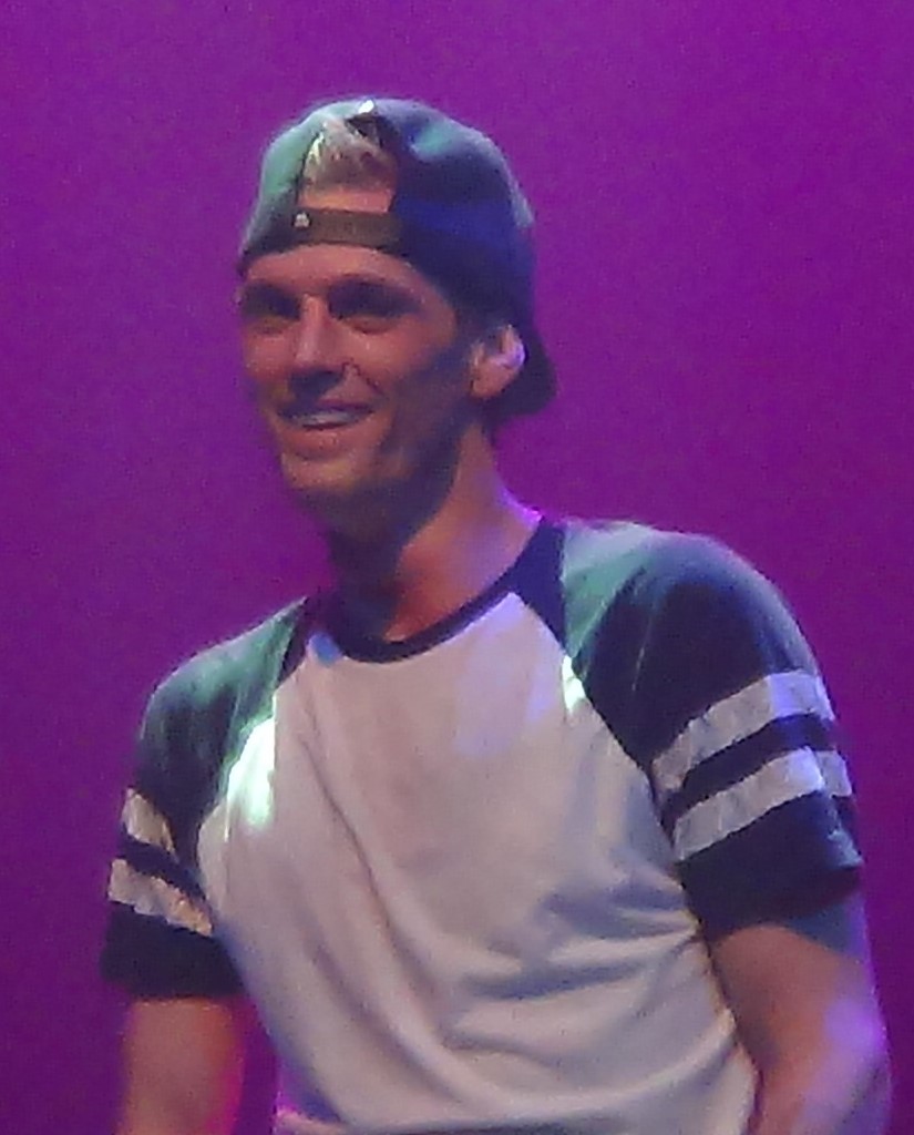 Aaron Carter performing at the Gramercy Theatre in New York, NY, 2014. Photo by Peter Dzubay.