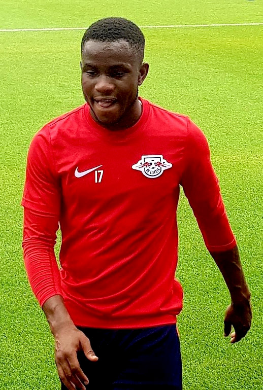 Ademola Lookman im Training von RB Leipzig (2019)