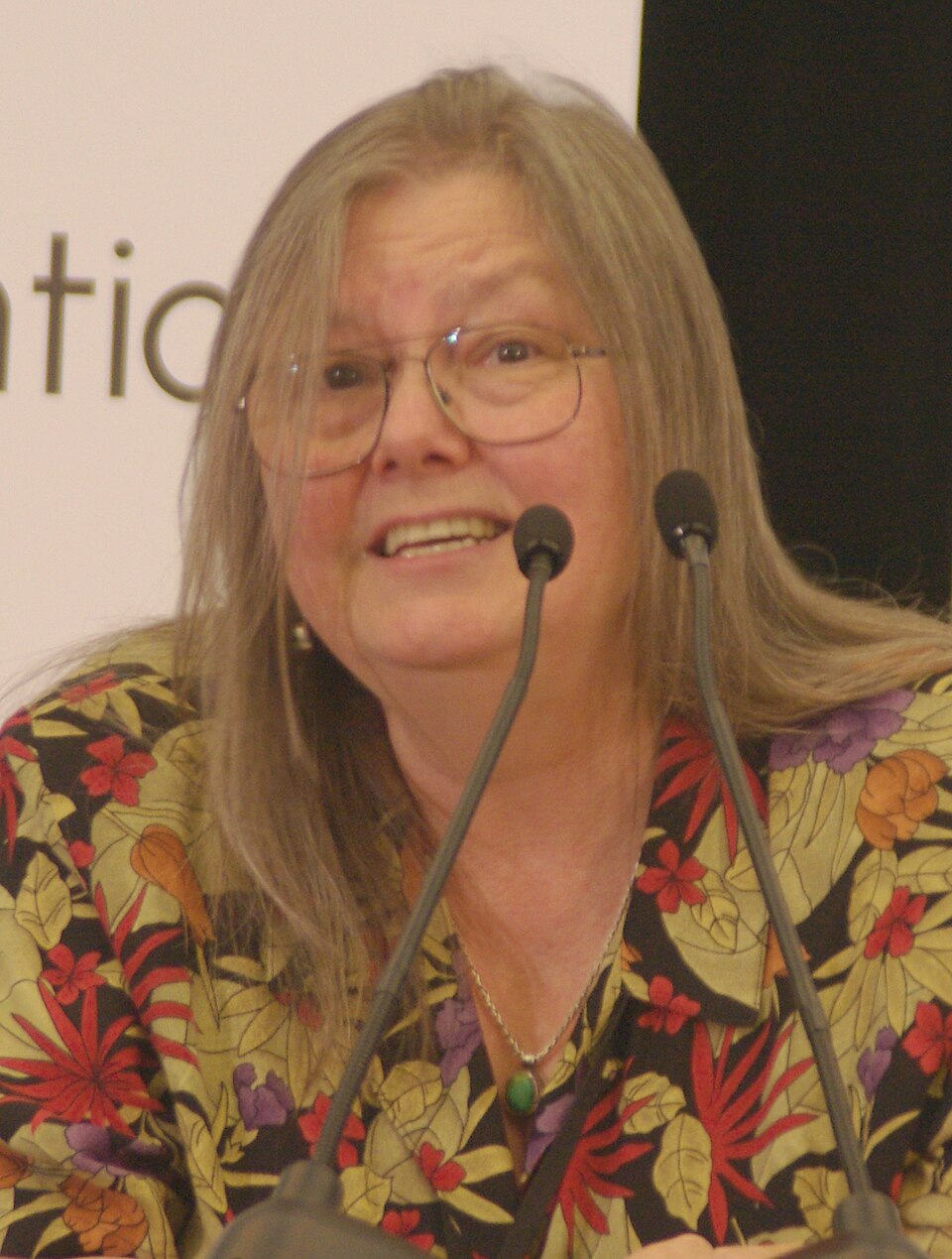 American writer Dorothy Allison at the Miami Book Fair International 2011
