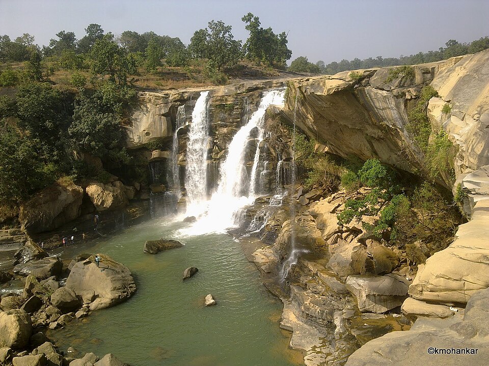 Amritdhara Waterfall on Hasdeo River in Koriya Distt, Chhattisgarh