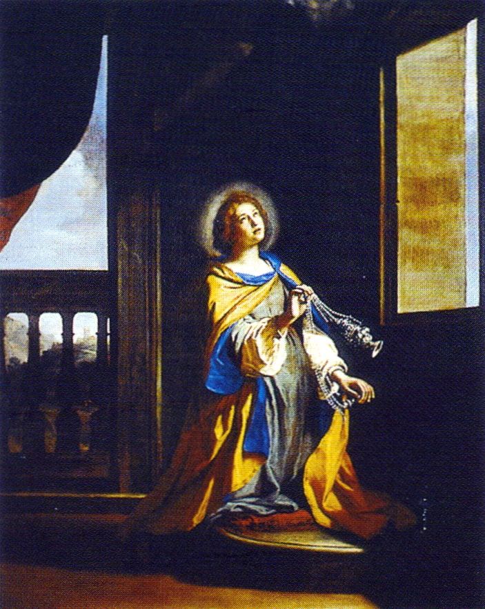 Giovanni Francesco Barbieri, soprannominato il Guercino, Raffigurazione di Santa Palazia , 1658 circa.