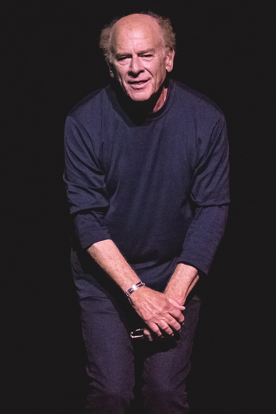 Art Garfunkel performing in the London Palladium in July 2017.