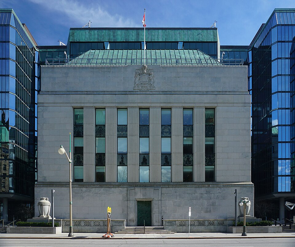 Bank of Canada Facade from Wellington Street