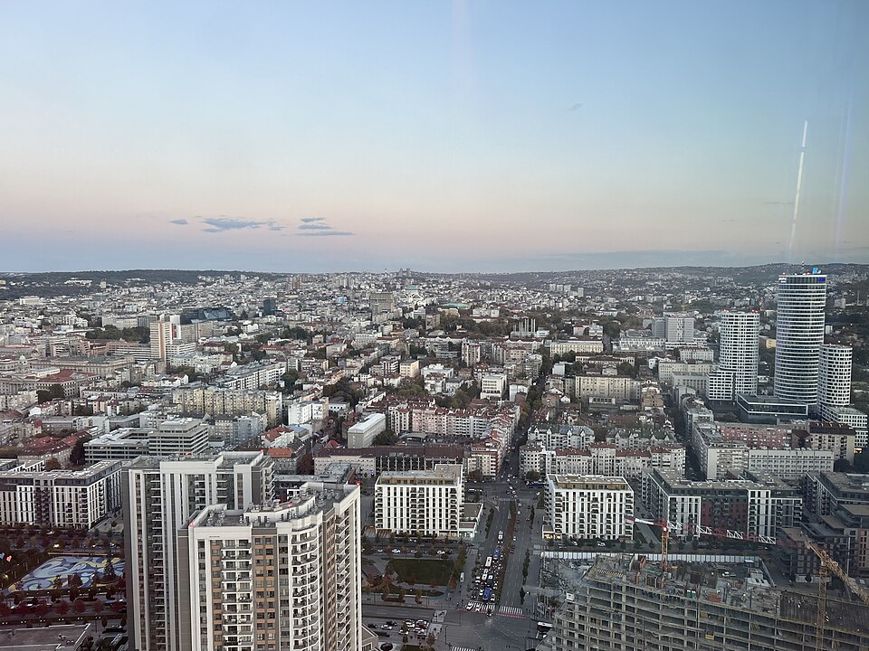 View of Belgrade from the Belgrade Tower