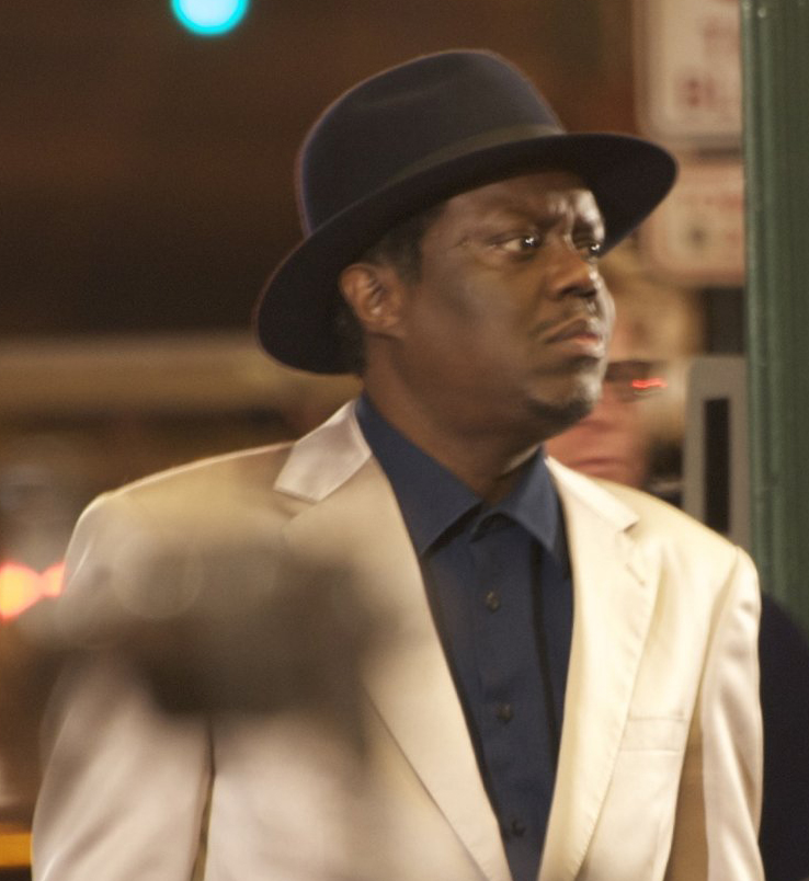 Bernie Mac on the set of Soul Men in 2008 in Memphis, Tennessee.