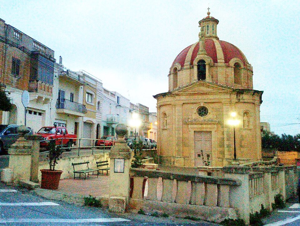Bidnija Church in the evening