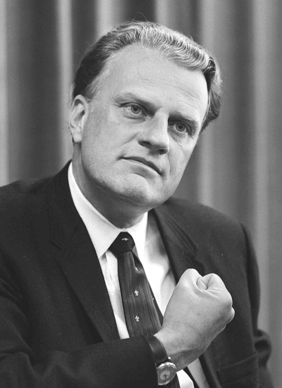 Billy Graham , American religious figure.