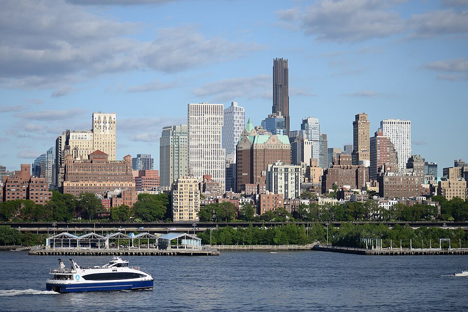 Downtown Brooklyn viewed from Lower Manhattan.