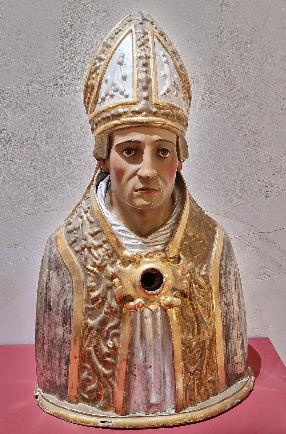 Calatayud - Colegiata de Santa María de Mediavilla - Museo - Busto relicario de San Gaudioso - Segunda mitad del siglo XVIII
