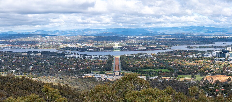 View from Mount Ainslie Lookout
